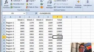 Excel - Learn How to Add Totals in Excel with Just a Few Keystrokes - Episode 1447