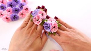 ЦВЕТЫ ИЗ РЕПСОВОЙ ЛЕНТЫ, МК / DIY Grosgrain Flowers
