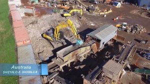 Экскаваторы Sumitomo SH210LC-5 и SH330LC-6 в Австралии