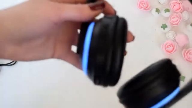 Wireless Bluetooth Cat Ear Headphone with 7 Colors LED Light Flashing Glowing Earphones On-E Review смотреть онлайн
