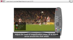 [LG WebOS TV] - Learn how to use live zoom feature in your LG TV