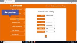COMFAST настройка режима повторителя