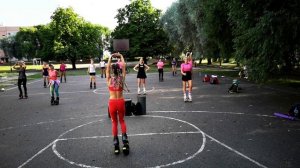 KJ TABATA/ KANGOO JUMPS/ WORKOUT/ FITNESS/ ANASTASIJA BALIKLOVA/ 28.07.2021/ LIEPAJA/ LATVIA