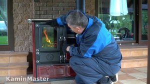 Обзор чугунной печи для кухни, инструкция Nordica Rosa Maiolica #Nordica#RosaMaiolica#кухоннаяпечь