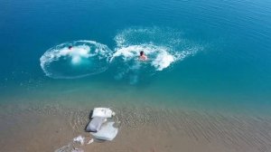 Rest on the shore of Issyk-Kul lakes.mp4