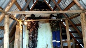 Обустройство мансарды на даче ч.1
