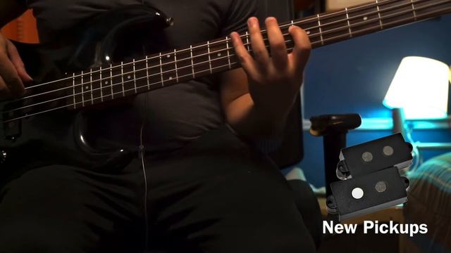 Cheap P-Bass pickup Comparison смотреть онлайн