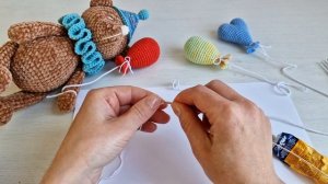 Воздушный шарик крючком. Вяжем. Схема.