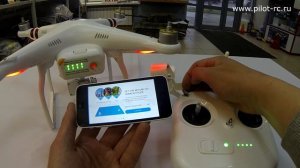 Phantom 3 Standard (прошивка через телефон, работа с DJI GO)
