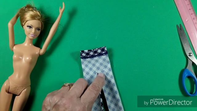 Урок шитья стильных летних штанишек-лосин для Барби. Мастер-класс смотреть онлайн
