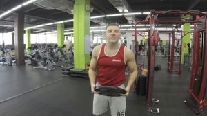 Упражнения с блином для бойцов!! Тренировка ударных мышц!!