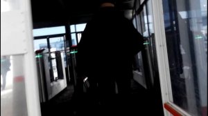 Проход через турникет без билета. Пригородный вокзал г. Челябинск