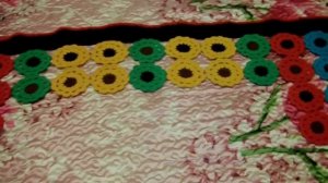 Ламбрекен вязание крючком