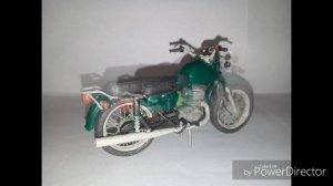 Мотоцикл Минск из пластилина