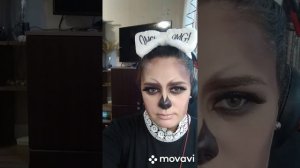 Простой макияж на Halloween или как встречать мужа с работы.