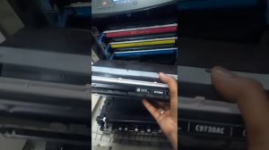 How to Replace Hp Color laserjet 5550dn printer Cartridge