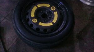 Сворачивающаяся запаска (докатка) Porsche