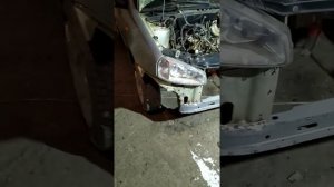 Ремонт Лада Калина ВАЗ 1117-1119 замена лонжерона своими руками.