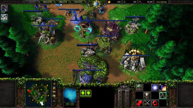 Warcraft III - NE vs HU - no buildings were left смотреть онлайн