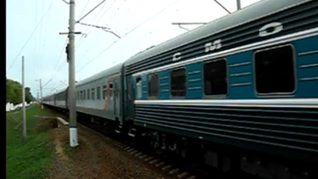 Проход скорого поезда пл.Катитники 02 смотреть онлайн