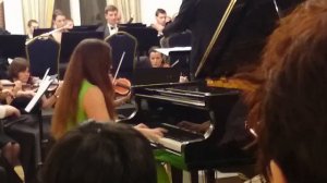 Yelena Drozdova:Frideric Chopin - Piano Concerto No.1 ( 1 Part),E - Minor op. 11 (Moscow, 2014)