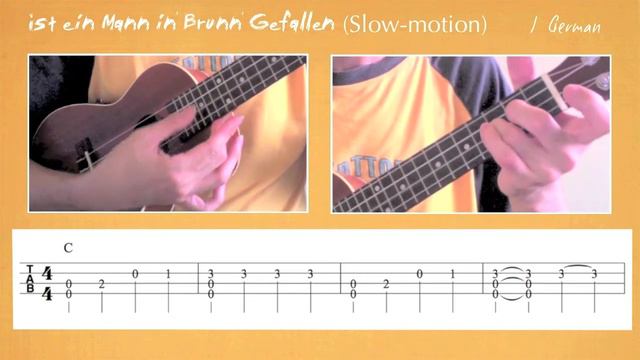 Ist ein Mann in' Brunn' Gefallen / German (Ukulele) смотреть онлайн