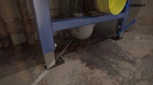 Установка инсталляции на примере Geberit Duofix