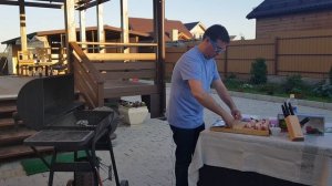 Помидоры в беконе на огне. Рецепт блюда на мангале.