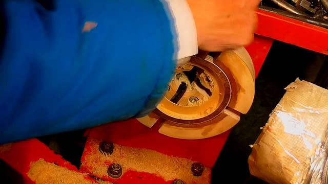 Простой делительный диск на токарный станок. смотреть онлайн