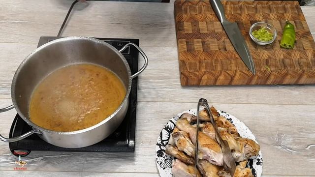 Чахохбили с курицей, одно из лучших грузинских блюд!