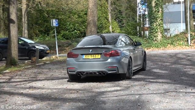 BMW M4 F82 with Akrapovic Titanium Exhaust - LOUD Revs, Powerslides, Accelerations, Crackles!!