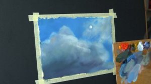 Масляная живопись для начинающих. Рисуем пейзаж  #4 Небо . Распаковка ! Art tutorial. Oil painting