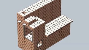 печь стена своими руками с лежанкой и плитой чертежи