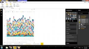 Power BI Tutorial | Multi Dimensional analysis with Power BI Stacked Bar Chart