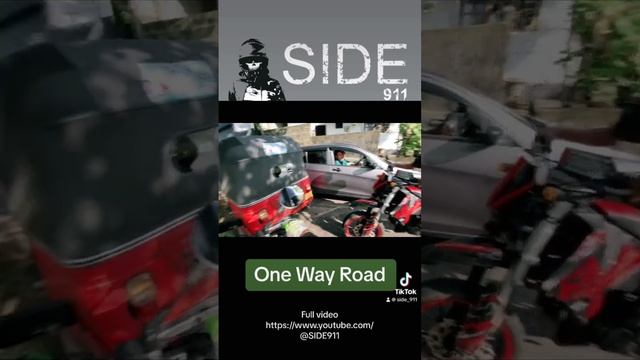 One way road #dtracker250 #motorcycle #kawasaki #motovlog #srilanka #side911 #motorbike