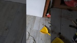 Вместо предтопочного железного листа - керамогранит!