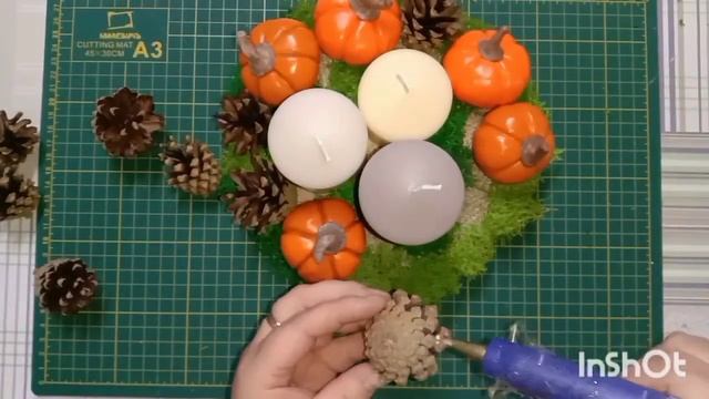 DIY Autumn decor with pumpkins. 3 DIY ideas//Осенний декор с тыквами. 3 Идеи своими руками #поделки смотреть онлайн