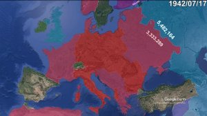 World War II Every Day using Google Earth