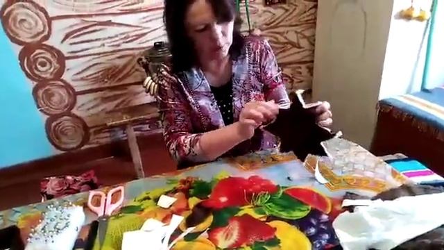 Мастер класс меховой коврик