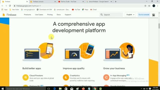 Firebase Tutorial -1| How To Create Firebase Account Full Tutorial Step By Step