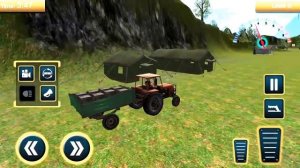 Real Tractor Cargo Transport : Offroad 3D Sim Game || Tractor PickUp Racing Game || Tractor Games