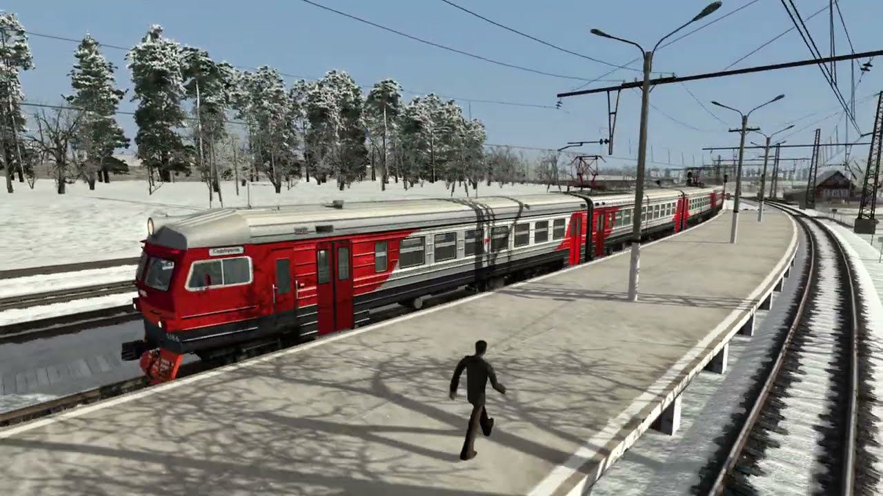 Train simulator classic Эр2-5186 с поездом Московская-Маклец смотреть онлайн