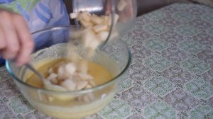 БЫСТРЫЙ ПИРОГ С ГРУШАМИ НА СМЕТАНЕ . Без МУКИ