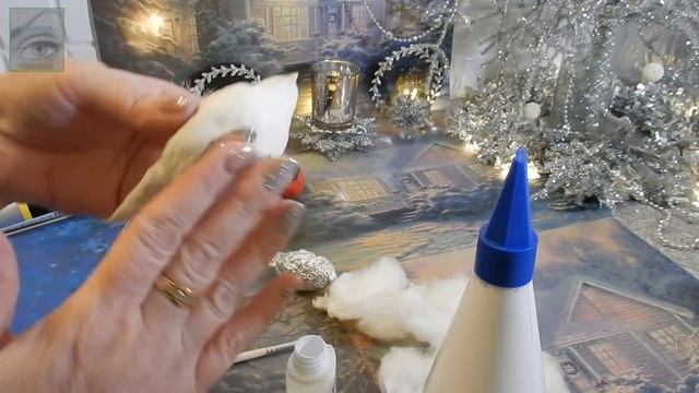 DIY: как сделать новогодних ПТИЧЕК/ снегирь синичка павлин совенок смотреть онлайн