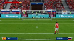 FIFA 18 ПЛЕЙ ОФФ РОССИЯ  - ИСПАНИЯ ЧМ2018 СЕРИЯ ПЕНАЛЬТИ 1/8 финала
