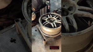 Восстановление лицевой части диска литого диска восстановление бордюрок