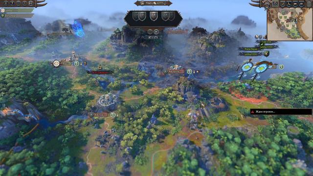 Нургл vs Ица: Total War Warhammer-3 Immortal Empires PvP кампания 1 vs 1 # 2 смотреть онлайн