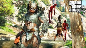 ИГРАЮ ЗА ХИЩНИКА 24 ЧАСА ОХОТА В ГТА 5 МОДЫ! PREDATOR ОБЗОР МОДА В GTA 5! ВИДЕО ИГРЫ MODS