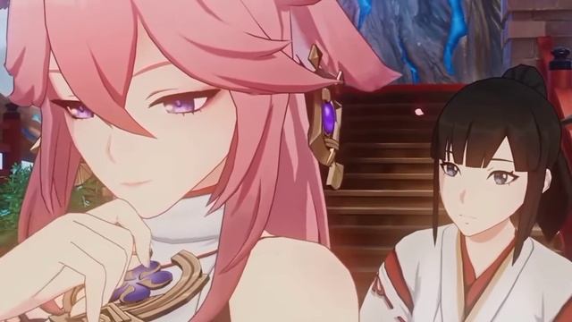 клип "охота на лисицу" Genshin impact смотреть онлайн