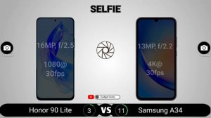 Honor 90 Lite vs Samsung A34